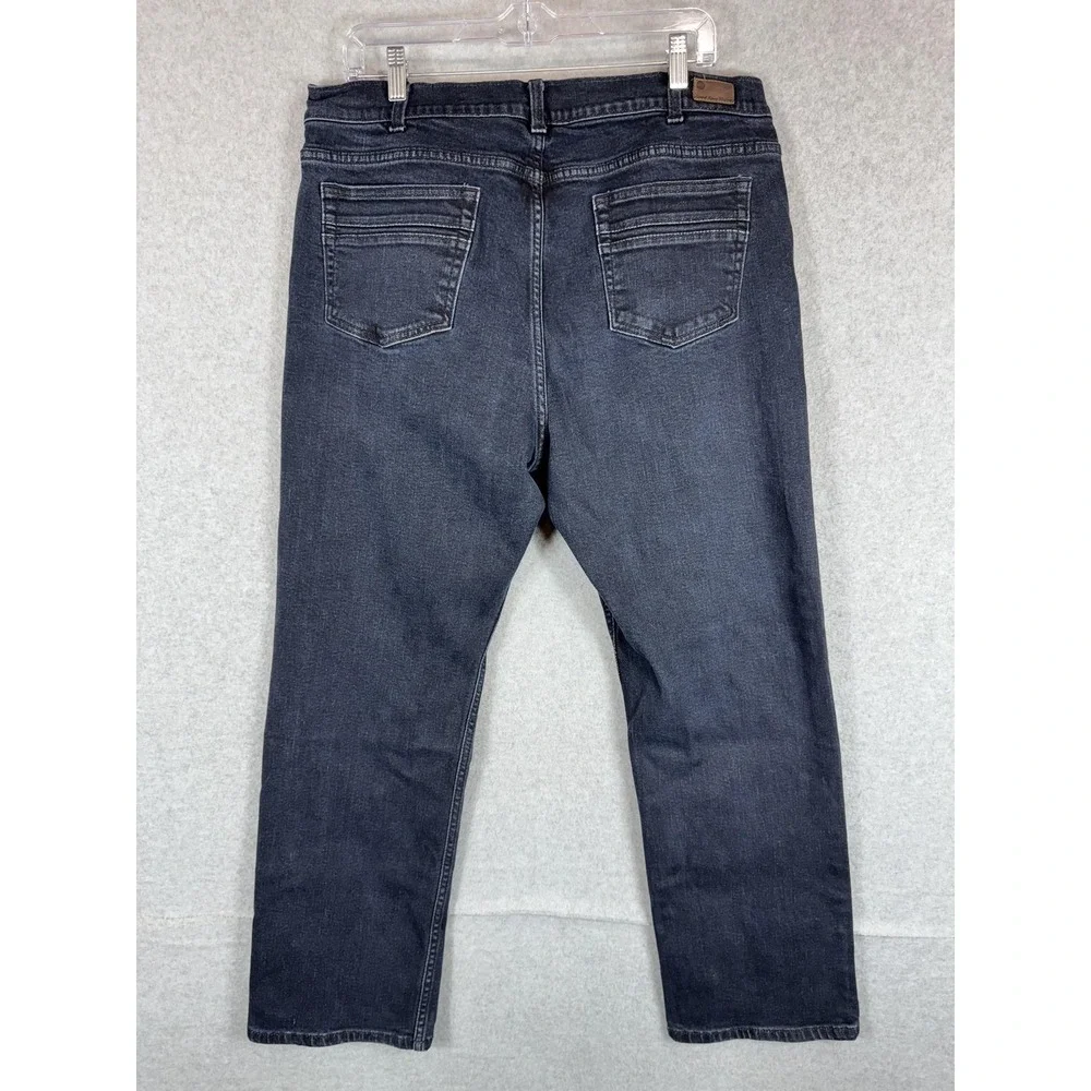 Grand River Jeans Mens 38x30 Black‎ Stretch SLIP 444 Traditional Fit Denim Pants
